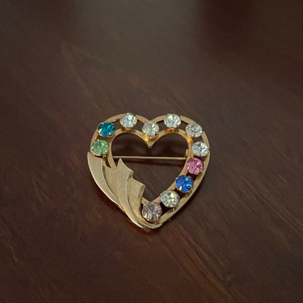 Beautiful stone pin